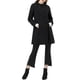 thumbnail image 5 of Abrigo Midi Doble Botón para Mujer Chic Inspire, Color Negro, Cuello Alto, Manga Larga, 5 of 8