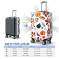 thumbnail image 6 of Naloa Autumn Pumpkins Fall Leaves Elastic Suitcase Protector, Travel Suitcase Protector Cover Fits 18-32in Suitcase - Large, 6 of 9