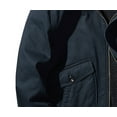 thumbnail image 4 of Fesfesfes Fleece Coat for Men's Fleece Washed Cotton Lapel Jacket Fleece Coat for Men's Loose Work Jacket Sale Items, 4 of 5