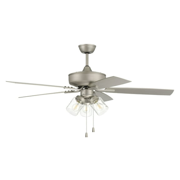 Craftmade  52" Indoor Outdoor Pro Plus 104 Ceiling Fan Painted Nickel