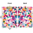 thumbnail image 5 of FORMRS Acrylic Clipboard with Low Profile Clip Standard A4 Letter Size, 12.5" x 9", Light Colorful Circles, 5 of 8