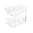 thumbnail image 1 of Clear under Sink Storage Pull Out Sliding Cabinet Organizer Tray Bathroom Storage Organizer for Closet Kitchen Vanity Shelf, 1 of 5