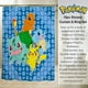 thumbnail image 2 of Juego de cortinas de baño Franco Pokemon Anime, 13 piezas, oficial, 2 of 5