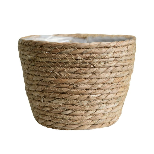 Woven Flower Basket Storage Indoor Seagrass Suitable For Every Corner Of The House Rattan Home Decoration Seagrass