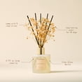 thumbnail image 3 of COCORRÍNA Clean Linen Reed Diffuser Set, 6.7 fl oz Glass Bottle with Dried Flower, Long Lasting Fragrance for Home Bedroom Bathroom Office Decor, Gift, 3 of 7