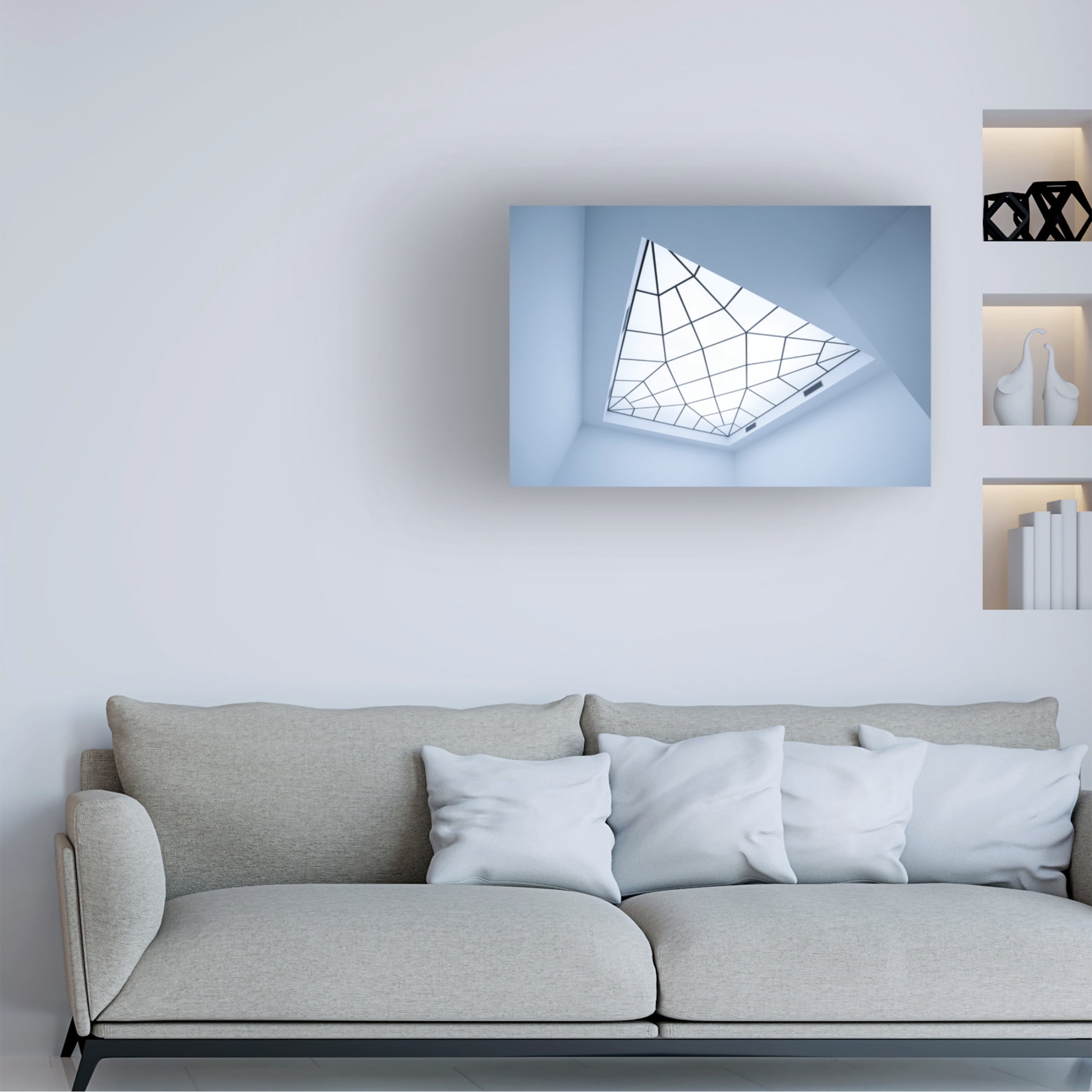 Canvas Wall Art - Saskia Dingemans 'Time For Abstractions' Wall Art for Living Room, Bedroom, or Office D?cor by Trademark Fine Art - 24 x 16 Inches