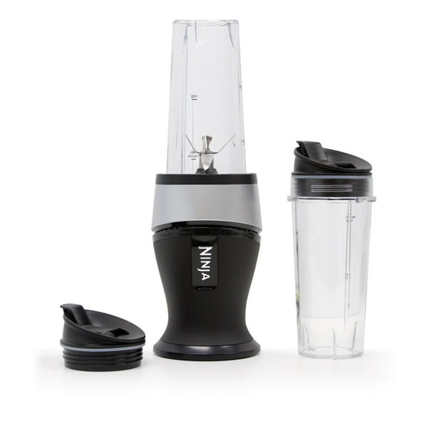 Procesador de Alimentos Ninja Fit Blender 1 Velocidad 700 Watts 2 vasos de 473 ml Color Gris Negro