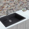 thumbnail image 7 of Nantucket Sinks PR3322-DM-BL Dual-mount Granite Composite Sink in Black, 7 of 7