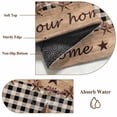 thumbnail image 6 of Small Round Rug 3Ft Washable Non-Slip, Western Texas Star Vintage Circle Area Rugs for Living Room Bedroom, Rustic Wreath Wood Black Plaid Indoor Floor Mats Carpet Runner for Home Decor, 6 of 8