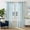 Aqua Blue on White, variant on Linen Curtains for Living Room Sage Green on Beige Striped Curtains for Bedroom Ticking Stripe Pattern Light Filtering Farmhouse Cottage Core Rustic grommet Window Treatment 2 Panels 84 inches