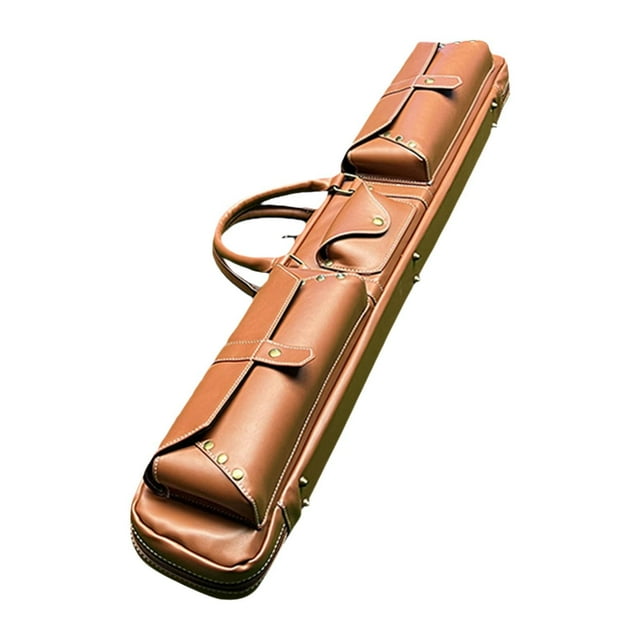 Decodeary Étui de Queue de Billard Snooker Pochette de Rangement Noir Marron 83x13cm