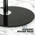 thumbnail image 5 of RTVR Floor TV Stand with Round Base for 55 to 65 inch Screens, 180° Swivel Adjustable Corner TV Mount Stand, Black, 5 of 15