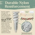 thumbnail image 3 of Premium Self-Drilling Drywall Anchors | Used On Drywall, Plaster Board, Sheetrock, Gypsum, Hollow Wall | 50#8X 1-1/4 Philips Screws and 50 Plastic Anchors - 90 Lbs, 3 of 5