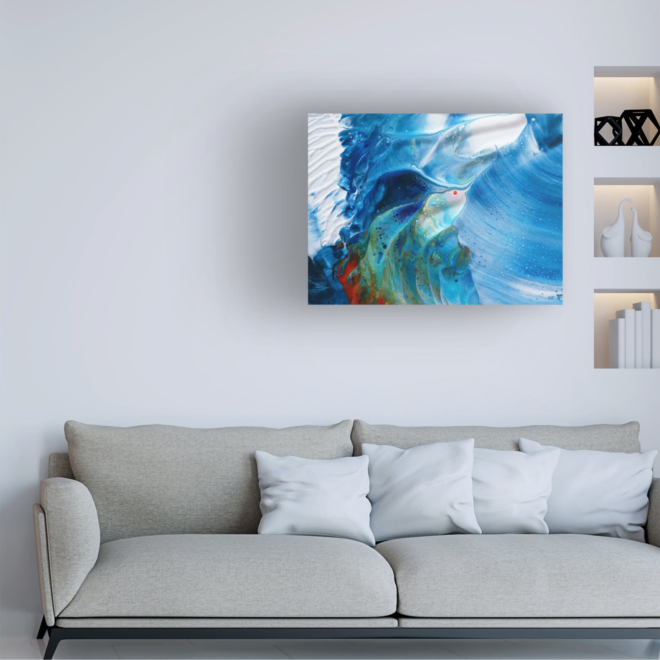 Trademark Fine Art Heidi Westum  Flying into the waves Canvas Wall Art