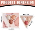 thumbnail image 3 of Eyeshadow 3 Colors Make Up Sets Makeup Creamy Makeup Long Lasting Blendable Natural Colors Makeup Eyeshadows, Makeup Eye Shadow, 3 of 9