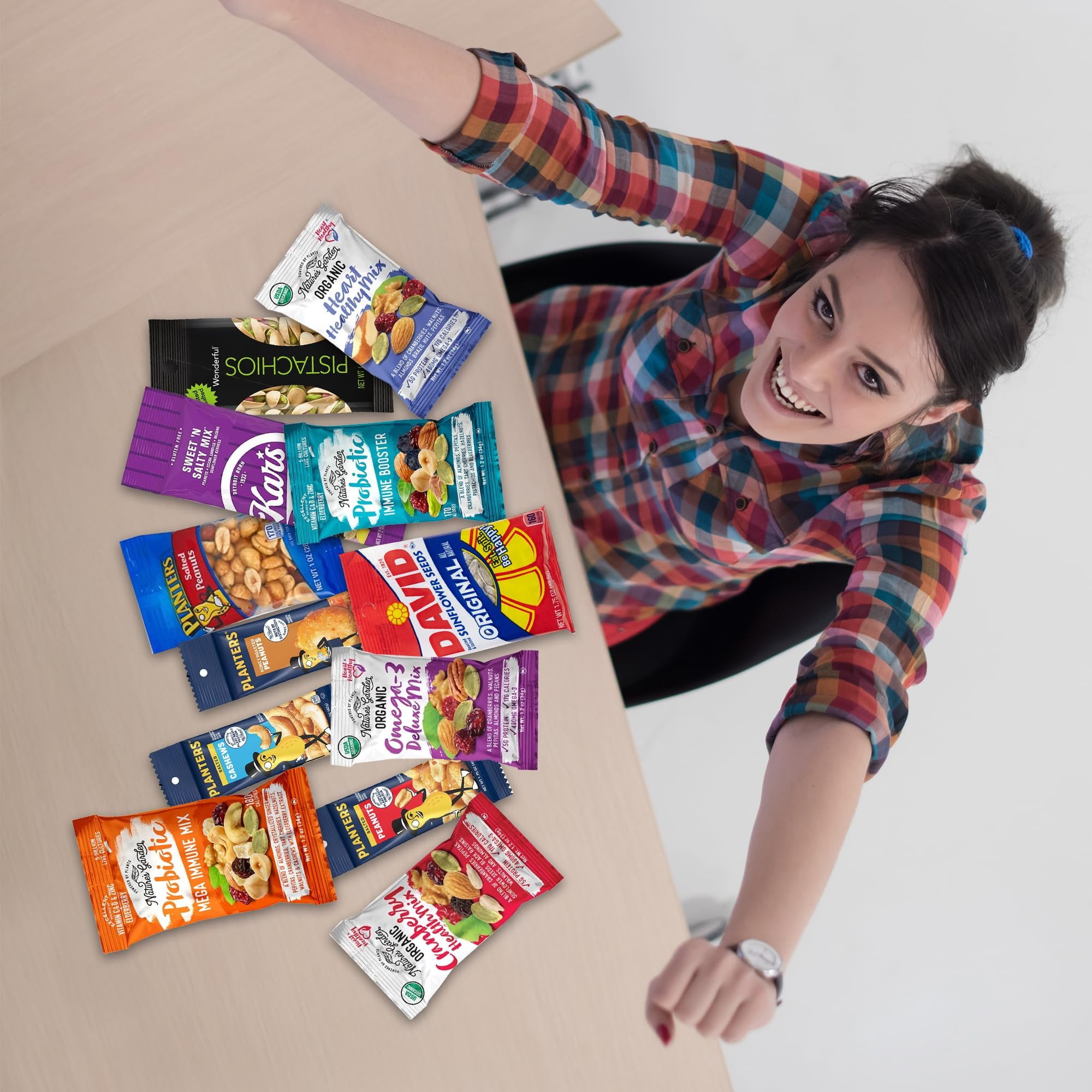 Ruthy's Outlet Nuts Snack Variety Packs - Mixed Nuts and Trail Mix, Healthy Snacks Care Package