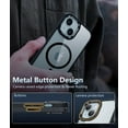 thumbnail image 4 of [PST] iPhone 13 / 14 / 15 Case, Transparent Hard PC Hybrid Back Cover with Magnetic MagSafe Compatible, 4 of 4
