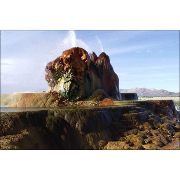 24"x36" Gallery Poster, Fly Geyser in Nevada