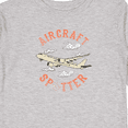 thumbnail image 4 of Inktastic Aircraft Spotter Plane Lover Boys or Girls Long Sleeve Toddler T-Shirt, 4 of 5