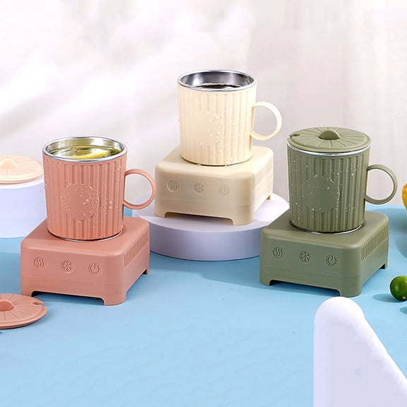 Intelligent Beverage Heating and Cooling Cup Dual-Function Insulated Mug for Hot Coffee or Cold Drinks at Home or Office