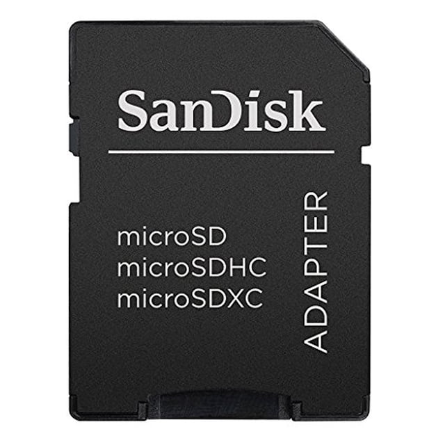 Adaptador de tarjeta de memoria SanDisk MicroSD a SD microsd-adapter Negro SanDisk