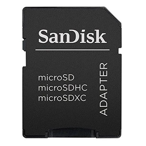 Adaptador de tarjeta de memoria SanDisk MicroSD a SD microsd-adapter Negro SanDisk