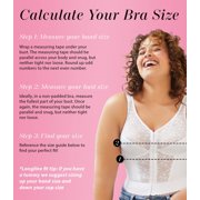 Exquisite Form 5107565 Fully® Slimming Wireless Back & Posture Support Longline Bra with Front Closure & Lace