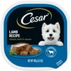 Cesar Classic Loaf In Sauce Lamb Recipe Wet Dog Food Adult, 3.5 Oz. Easy Peel Tray