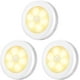 thumbnail image 1 of Luz con sensor de, luz LED nocturna inalámbrica a batería,luces para escaleras, luces seguras para pasillos, baños, dormitorios, cocinas,(blanco cálido, paquete de 3), 1 of 5