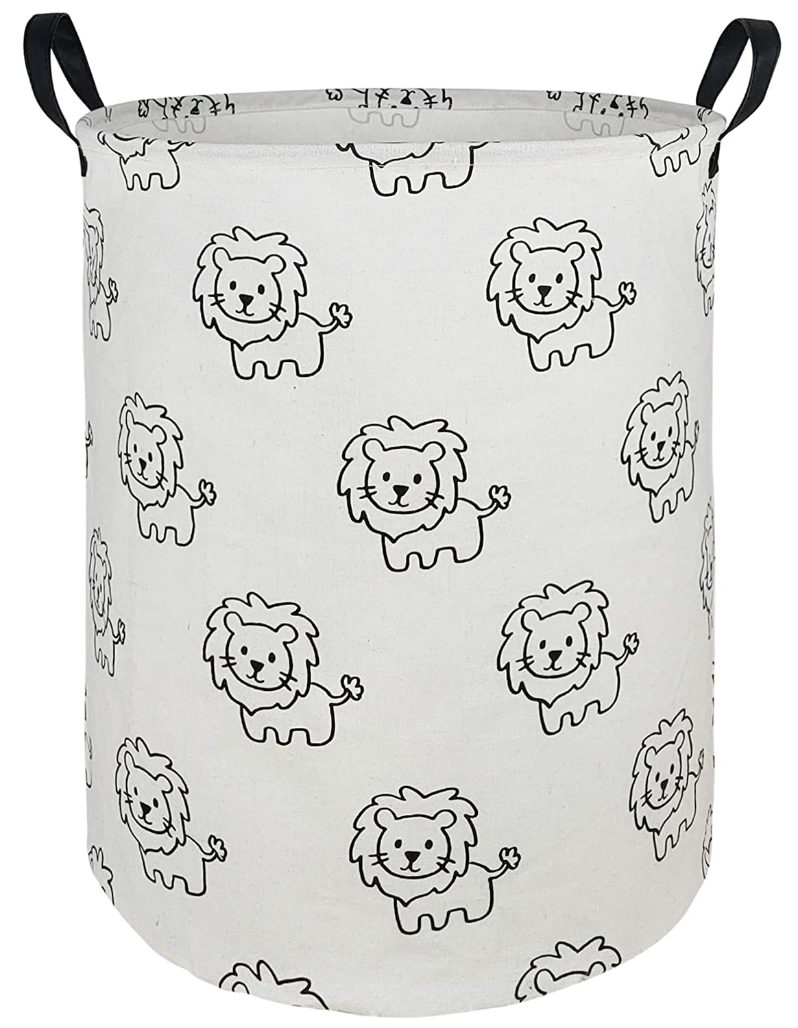 Bedroom Clothes,Baby Nursery Sunflower LANGYASHAN Storage Bin Canvas Fabric Collapsible Organizer Basket for Laundry Hamper,Toy Bins,Gift Baskets 