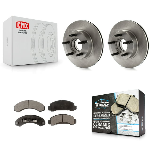 Transit Auto Front Disc Brake Rotors Hub Assembly and Ceramic Pads Kit for Car Ford Ranger Mazda B4000 Explorer B3000 Bronco II Navajo K8T-100718