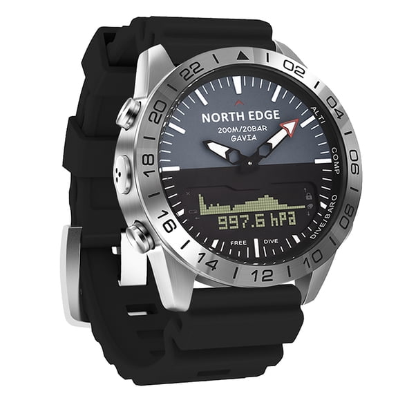 Reloj Reloj analógico digital deportivo para hombre, reloj de buceo, reloj de pulsera de acero para TOMSHOO Reloj