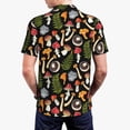 thumbnail image 6 of Salouo Mushrooms for Men's Short Sleeve Polo Shirts,Polo Shirts for Men Performance Short Sleeve Golf Shirt Athletic Casual Collared T-Shirt-Medium, 6 of 8