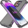 thumbnail image 1 of Funda REBEL para iPhone 14 Pro [Serie Flex] de fibra de aramida negra, 1 of 8