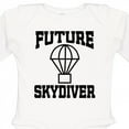 thumbnail image 4 of Inktastic Future Skydiver Boys or Girls Long Sleeve Baby Bodysuit, 4 of 5