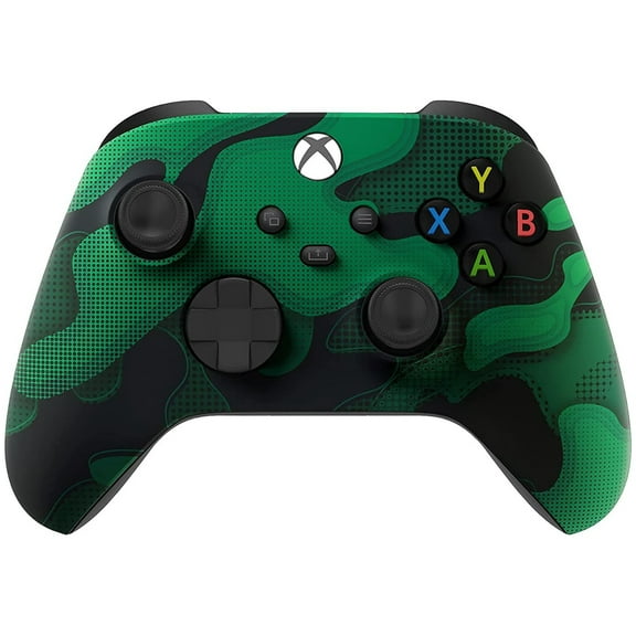 Wireless Controller for Microsoft Xbox Series X/S & Xbox One - Custom Soft Touch Feel - Custom Xbox Series X/S Controller (X/S Green Camo)