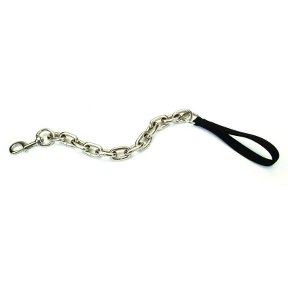 Coastal Pet Products 02931 BLK30 10 mm Giant Chain Dog Traffic Leash