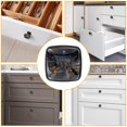 thumbnail image 6 of 4 Pcs Cabinet Handle Drawer Pulls Christmas Night Knobs with Screws Square Furniture Office Cabinet Knob Decoration, 6 of 7