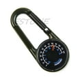 thumbnail image 5 of Outdoor Multifunctional Hiking Metal Carabiner Mini Compass Thermometer Keychain, 5 of 11