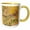 Yellow/White, variant on 3drose, Northern Cardinal Female Bird Perched on Branch - Us44 Ldi0562 - Larry Ditto, 11oz Two-tone Yellow Mug
