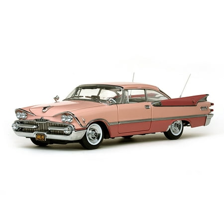 18 Platinum Diecast Model - 1959 Dodge Custom Royal Lancer Hard Top Rose Quartz/Coral Platinum Edition 1/18 Diecast Model Car by Sunstar