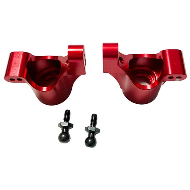 Actualizar RC Coche Partes Metal Impermeable Pie Impermeable Actualizaciones Eje Copa RC Reemplazo de automóvil RC ACK FISTINGS para 1/18 LRAT Asiento del eje rojo Yotijar Reemplazo de coche RC