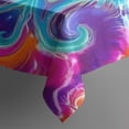 thumbnail image 4 of Colorful Rainbow Tie Dye Spiral Pattern Rectangle Tablecloth 60"x102",Waterproof Polyester Rectangle Table Cloth, Wipeable Spillproof Polyester Tablecloth for Dining, Camping, Indoor and Outdoor, 4 of 6