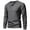 Dark Gray, variant on Sweatshirts for Men, Mens Solid Color Half Button Pullover Long Sleeve Crewneck Casual Fashion Top