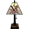 thumbnail image 2 of Tiffany Style Hummingbirds Mini Table Lamp - 15" Tall, 2 of 4