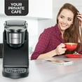 thumbnail image 7 of Mixpresso Single Cup Coffee Maker, Personal Single Serve Coffee Maker K Cup,12oz One Cup Coffee Maker Compatible with Single-Cups, Quick Brew Technology, One Touch Function Black Coffee Maker, 7 of 7