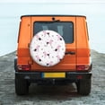 thumbnail image 6 of Yiaed Cute Poodle Dog Print Tire Wheel Cover, Waterproof Spare Tire Cover Fit for Jeep, Truck,Trailer, RV, SUV, Camper and Most Vehicle-17 inch, 6 of 6