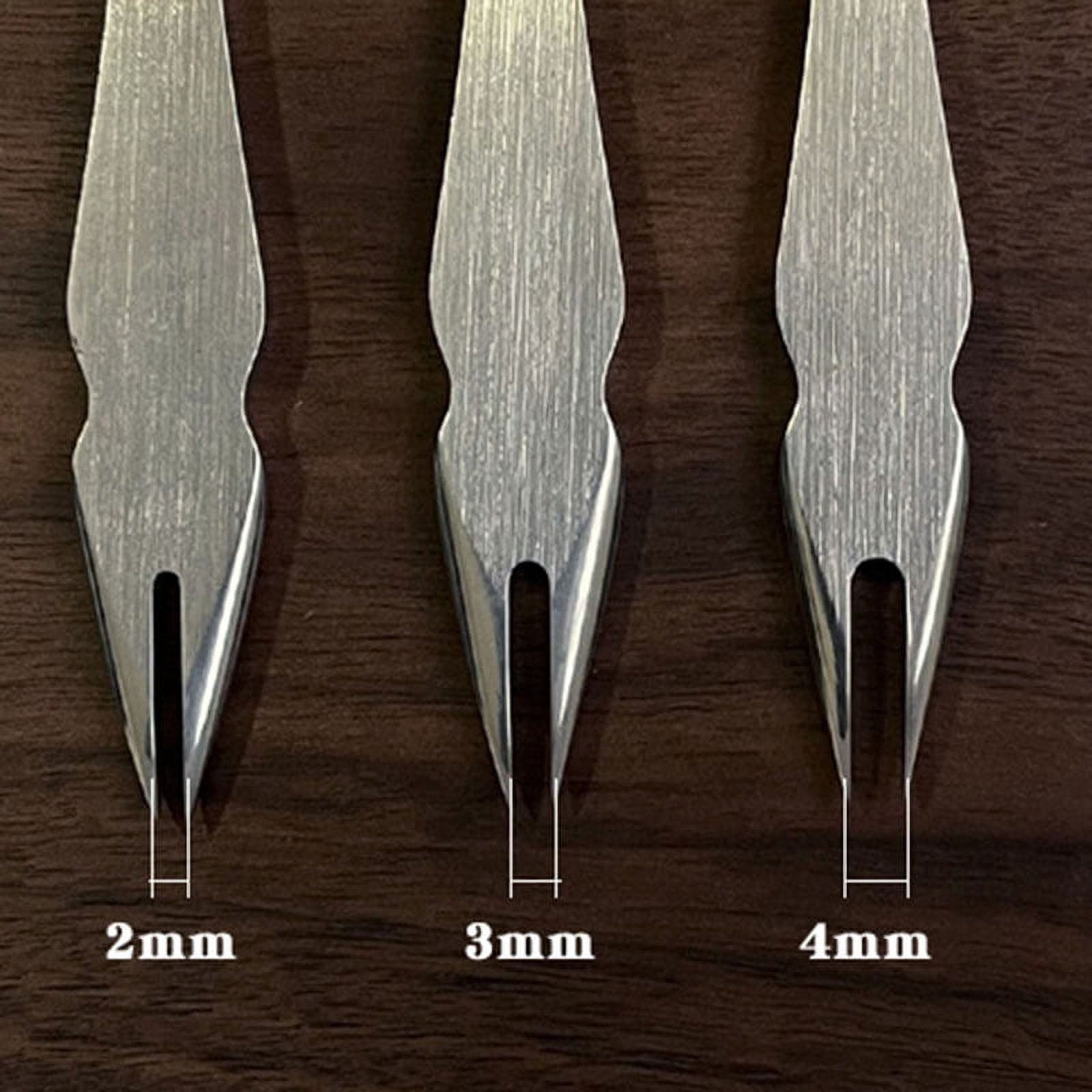 3Pcs of Equidistant Gauge Spacing Planning Wire Gauge Manual DIY Leather Making Tools Crimping Work Process Making Tools