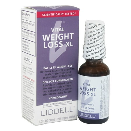 Liddell Laboratories - Vital Weight Loss XL Homeopathic Oral Spray - 1 fl. oz.