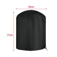 thumbnail image 4 of Grill Cover Durable Practical Portable Protector for Picnic Camping Backyard Black, 4 of 8